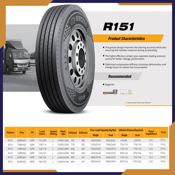 Lốp Tercelo R151